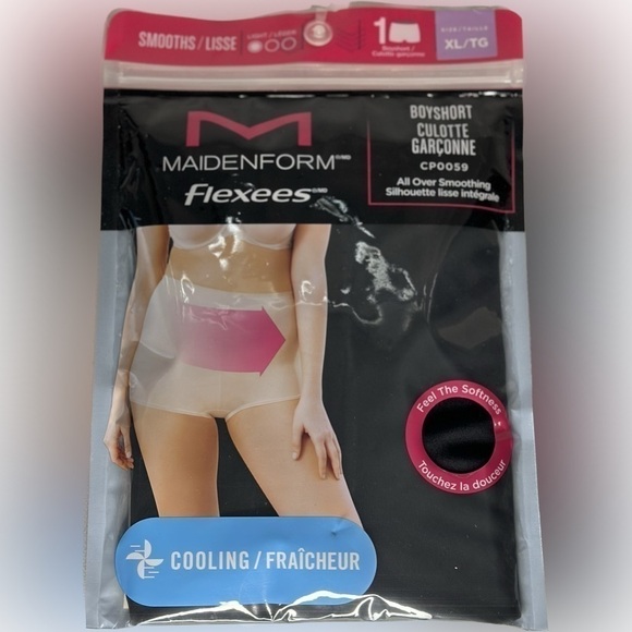 Women’s six XL Maidenform Flexees Boy Short Shapewear Black - Picture 1 of 2